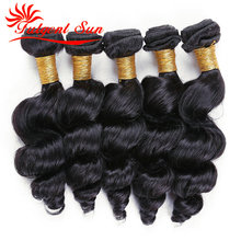 7A Malaysian Remy Hair Malaysian Loose Wave 5Pcs Lot  Human Hair Weave MALAYSIAN LOOSE WAVE VIRGIN HAIR 5 BUNDLES FREE SHIPPING 2024 - buy cheap