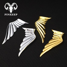 1 Pair Metal 3D Car Stickers Wing Angel Wings Car Decorative Sticker Emblem Badge Car Styling Fashion Car Motorcycle Accessories 2024 - buy cheap