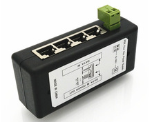 Adaptador de alimentador PoE tor de 2 y 4 puertos, DC12V-DC48V de entrada para cámara IP, Pin Ethernet 4,5(+)/7,8(-) 2024 - compra barato