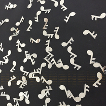 1000pcs/pack 10mm Silver Sparkle Music Note Wedding Table Scatters Confetti Birthday Party Supplies DIY Carft Accessories 2024 - buy cheap