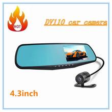 Car DVR Camera Dual Camera  Video Recorder Camcorder Rearview Mirror Dash Cam G-Sensor HD 1080P 4.3'' 170 Degree night vision 2024 - buy cheap