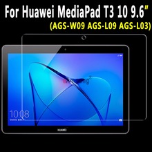 Tempered Glass Screen Protector For Huawei MediaPad T3 10 9.6 inch AGS-W09 AGS-L09 AGS-L03 Ultra-thin Clear Scratch Resistant 2024 - buy cheap