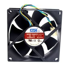 Original For AVC DS08025R12UP024 8025 12V 0.17A PWM speed control 4 line CPU silent fan 2024 - buy cheap