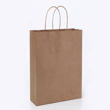 Colorful  Small Kraft Paper Gift Bag With Handle Festival Jewelry Bags Wedding Birthday Party Gift Package Wrapping Supplies 2024 - buy cheap