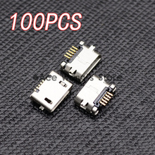 100pcs/LOT Micro USB 5P,5-pin Micro USB Jack,5Pins Micro USB Connector Tail Charging socket (A20) 2024 - buy cheap