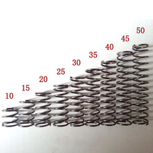 10 peças mola de compressão de aço pequena personalizada, diâmetro do fio de 1.2mm * 12mm de diâmetro *(10-50)mm de comprimento 2024 - compre barato