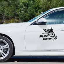 Pike Hunter Fish Waterproof DIY Vehicle Sticker Self-Adhesive Car Decal Decor 2024 - buy cheap