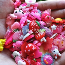 Cheap Wholesale 50pcs/Lot Cute Flat Back Resin Mixed Designs Shipped By Random 10~25mm Lovely Resin Crafts For DIY Decoration 2024 - buy cheap