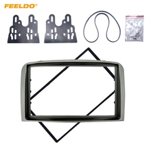 FEELDO-Marco Fascia para coche, 2DIN, para ALFA ROMEO 147, estéreo, CD, Radio, embellecedor, montaje de Panel, marco de instalación, adaptador, Kits de montaje 2024 - compra barato