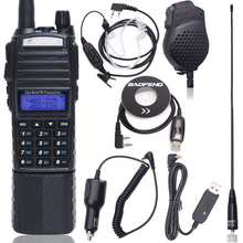 Baofeng UV-82 5 W VHF UHF Walkie Talkie 3800 mAh Bateria Caça Portátil Hf Transceptor Dual Band Presunto Interfone Grande combinação 2024 - compre barato