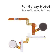 Кнопка включения/выключения питания для Samsung Galaxy Note 4 N910, гибкий кабель, Кнопка громкости для Samsung Note 4 N910F, запасные части 2024 - купить недорого