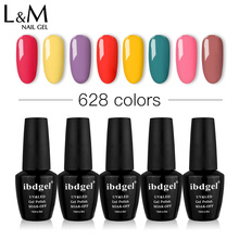 9 Pcs Set LED UV  Nail Gels Free Shipping Cheap Polish DIY Art For Women Hot sale 2017 (7colors+1top+1base) Last more 30 Days 2024 - buy cheap