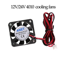 2pcs Anet A6 A8 e10 e12 DC12V/24V 4010 Cooling fan 40x40 Ultra quiet radiator extruder special oil bearing for 3d printer parts 2024 - buy cheap