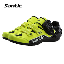 Santic-zapatos de ciclismo de carretera para hombre, calzado antideslizante, transpirable, para bicicleta de montaña, atlético, nuevos estilos 2024 - compra barato