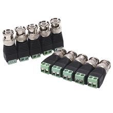 10pcs Mini Coax CAT5 To Camera CCTV BNC Video Connector Adapter for POE CCTV Tester IP camera FC Security Terminal Block 2024 - buy cheap