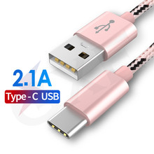 Кабель GXE USB Type-C для быстрой зарядки, шнур для передачи данных USB Type-C, зарядный кабель для Samsung S9, S8 Plus, Note 9, 8, Xiaomi Mi 8, Huawei 2024 - купить недорого