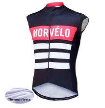 Morvelo Winter Thermal thermal sleeveless Cycling Vest Men Warm Fleece Cycling jerseys/ Bicycle Bike Clothing / Gilet ciclismo 2024 - buy cheap