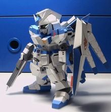 SD Gundam RX-93-2Hi-V Blue Hau 3D Paper Model DIY 2024 - buy cheap