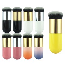 1pc New Chubby Pier  Make up Brush Foundation Brush Flat BB Cream Makeup Brushes Gradient Color Beauty Cosmetic Tool 2024 - buy cheap