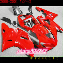motorcycle fairings for  red white fairings YZFR1 2000 2001  1000 YZF R1 00 01  plastic bodyworks 2024 - buy cheap