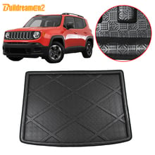 Alfombrilla para maletero trasero de Jeep Renegade (BU), forro para maletero, bandeja de carga, 2014, 2015, 2016, 2017, 2018 2024 - compra barato