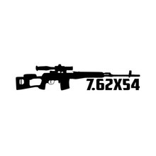 14.3cm*3cm Personality Firearms Ammunition 7.62x54 Car Styling Vinyl Stickers C5-1401 2024 - buy cheap