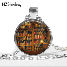 2017 Collares Collier Library Book Case Necklacevintage Style Gift For Students Teachers And Librarians Necklace ,old Books  HZ1 2024 - buy cheap