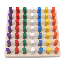 1 2 3 Years Old  Montessori Materials Montessori Toys Educational Games Cylinder Socket Blocks Wooden Math Toys For Children 2024 - buy cheap