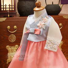 Hanbok vestido meninas tradicional coreano, festa de aniversário infantil, presente dolbok, novo, 2020 2024 - compre barato