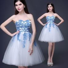 Short off shoulder bull sweat lady girl women princess bridesmaid banquet party ball dress gown 2024 - buy cheap