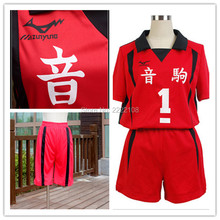 Anime Haikyuu Nekoma High School Uniform #5 Kenma Kozume #1 Kuroo Tetsurou Volleyball Team Cosplay Costume Sports Wear Uniform 2024 - buy cheap