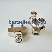 BNC male plug to 2x BNC female jack Y type Splitter connector 1M2F Adapter 2024 - buy cheap