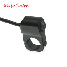 MotoLovee Motorcycle Modification Switch Universal 7/8" 22mm ON/OFF Aluminum Alloy Handlebar Switches For Motorbike Scooter 2024 - buy cheap
