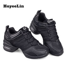 HoYeeLin Mesh Jazz Shoes Woman Ladies Modern Soft Outsole Dance Sneakers Breathable Lightweight Dancing Fitness Shoes 2024 - buy cheap