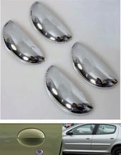 FUNDUOO For Peugeot 107 / Citroen C1 MK1 / Toyota Aygo MK1 2005 - 2014 New Chrome Car Door Handle Cover Trim Sticker 2024 - buy cheap