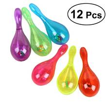 12PCS Funny Colorful Rattle Shakers Musical Instruments Sand Hammers Maracas Educational Toys Developmental for Infants Baby 2024 - buy cheap