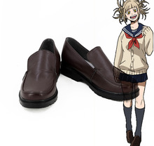 Boku não meu herói academia himiko toga cosplay botas sapatos anime escola uniforme sapatos pu estudante 2024 - compre barato