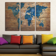 Wall Art Picture Canvas Painting  and prints map on canvas posters  home decoration painting art canvas no frame 2024 - buy cheap