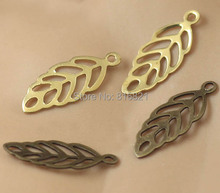 5x12mm Drop Earring & Pendant Finding Charms Leaf Hair Clasp Bu Yao Accessories Wraps Connectors Links Blank DIY 2024 - buy cheap