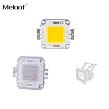Chip de diodo LED integrado, lámpara de alta potencia, 10W, 20W, 30W, 50W, 100W, COB, CC de 12V, 32V, para bricolaje, 1 ud. 2024 - compra barato