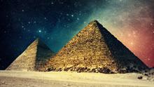 ancient egypt pyramid star galaxy space photography studio background High quality Computer print wall backdrops 2024 - buy cheap