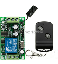 Sistema de interruptor de controle remoto sem fio, 1 transmissor e 1 receptor de relés 10a rf, lâmpada/janela