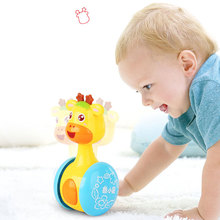 0-12 Months Baby Rattles Tumbler Doll Baby Toys Sweet Bell music Roly-poly Learning Education Toys Gifts Baby Bell Baby Toys 2024 - buy cheap