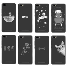 QaQsam Cute Cartoon Space Cats Phone Case For Bq Bqs 4072 5022 5035 5037 Black White Cover For Bq 5050 5058 5070 X Pro 2024 - buy cheap