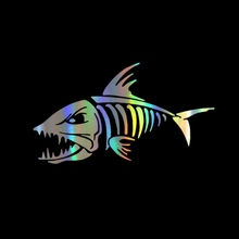 Car Sticker Vinyl 18*10CM Marine FISH BONES Fishbone Personality Sticker On Car Decal Motorcycle Car Styling Auto Stickers 3D 2024 - buy cheap