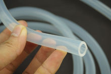 Прозрачная Пищевая силиконовая Полупрозрачная трубка для пивной воды, воздушный насос, резиновый шланг 2024 - купить недорого