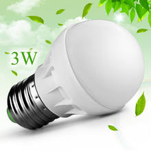 High Brightness E27 3W 5730SMD Energy Saving Lamp Globe Bulb Ball Light White AC 220-230V White 2024 - buy cheap