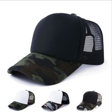 WZCX 2019 Fashion New Camouflage Splice Printed Logo Baseball Cap Casual Tide Unisex Adjustable Summer Hat Hip Hop Cap 2024 - buy cheap