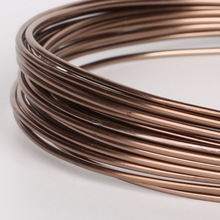 Brown Color Soft Aluminium Wire 1/1.5/2/2.5/5mm Metal Beading Wire For Jewelry Making Bracelet Necklace DIY Craft Accessories 2024 - buy cheap