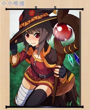 Japanese Decorative Picture Anime KonoSuba: God's Blessing on this Wonderful World! Akua & Megumin Decor Wall Scroll Poster 2024 - buy cheap